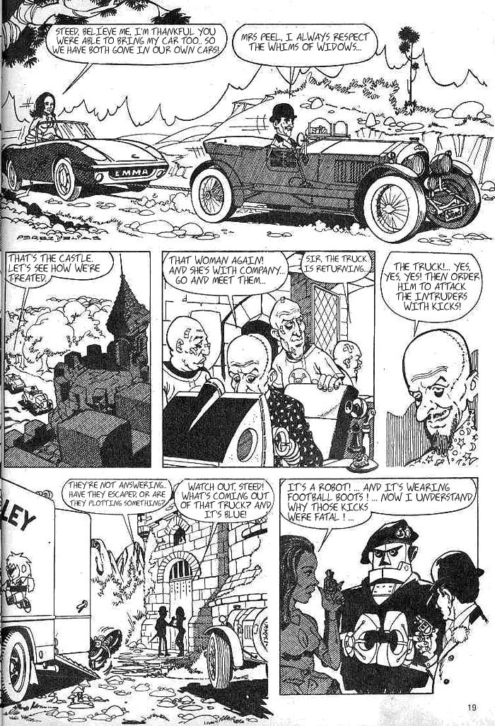 Avengers parody strip from Argentina, page five.