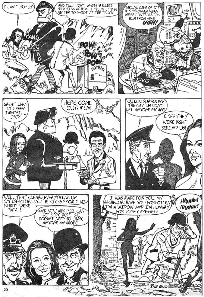 Avengers parody strip from Argentina, page six.