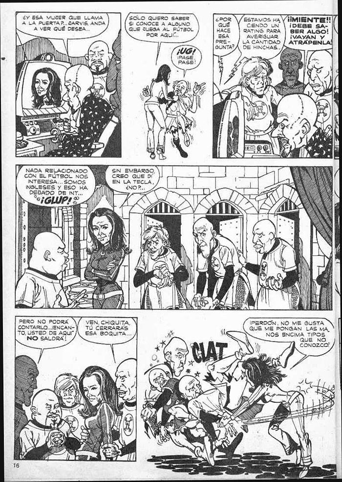 Avengers parody strip from Argentina, page two.