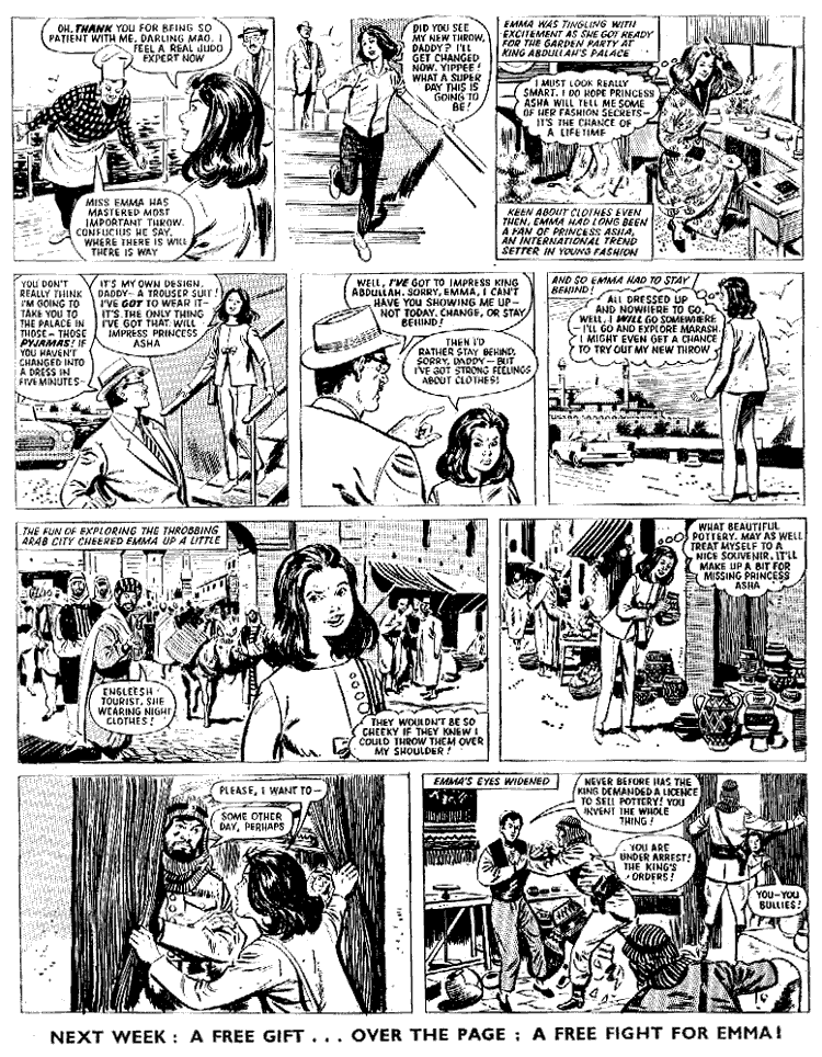 The Growing Up of Emma Peel Instalment One Page Two