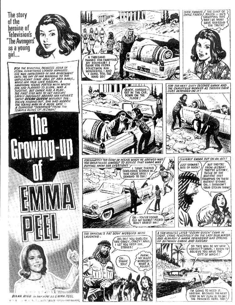 The Growing Up of Emma Peel Instalment Six Page One