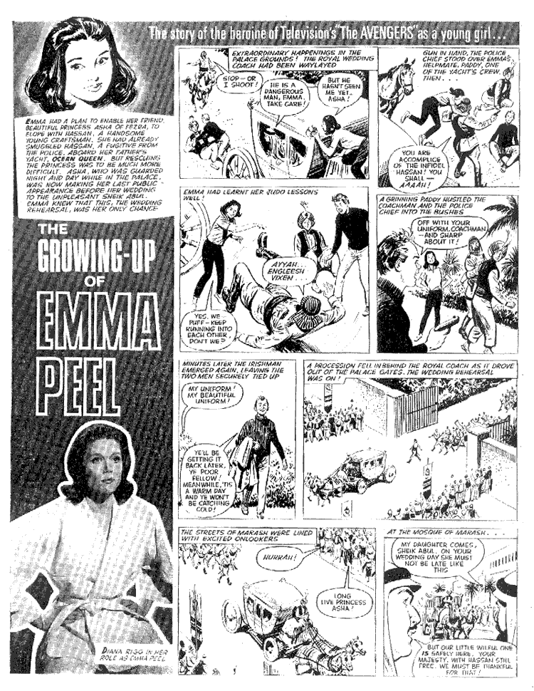 The Growing Up of Emma Peel Instalment Seven Page One