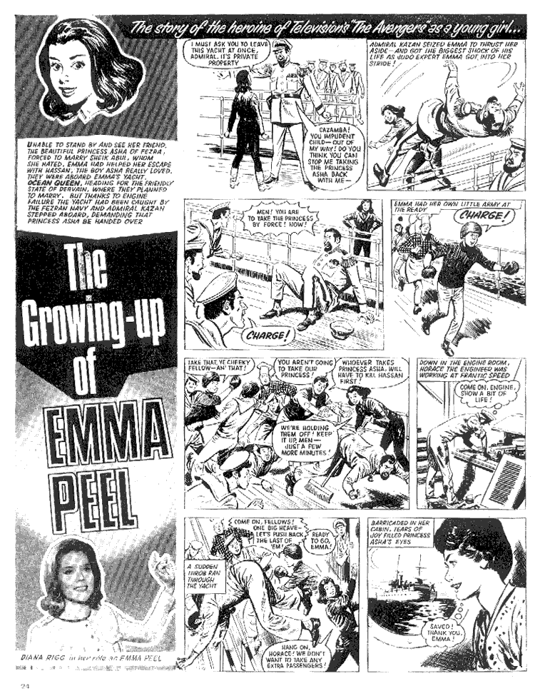 The Growing Up of Emma Peel Instalment Ten Page One