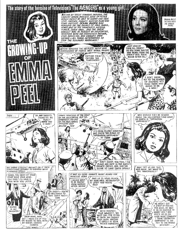 The Growing Up of Emma Peel Instalment Eleven Page One