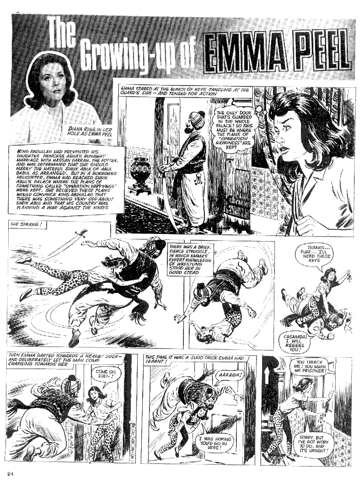 The Growing Up of Emma Peel Instalment Twelve Page One