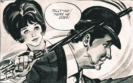 Steed and Tara set off in pursuit of the uneatable - TV Comic #901