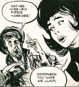 Tara is approached by the Village Idiot - TV Comic #928