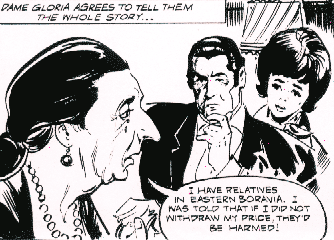 Dame Gloria explains her situation - TV Comic #998